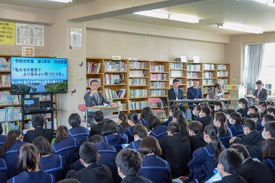及川副市長は皆さんがこれからの北上市を作っていくと期待を寄せました