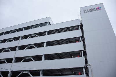 北上駅東口駐車場土地利活用事業の第一弾となる立体駐車場