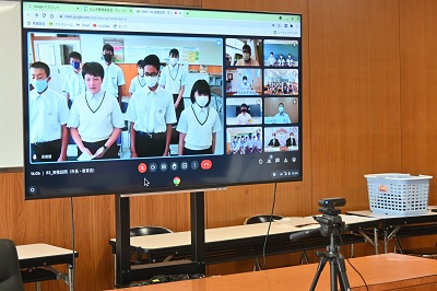 各校の代表生徒が出場大会に向けて決意を述べました