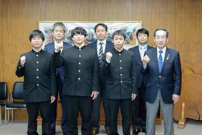 黒沢尻北高3部活の主将が全国選抜での健闘誓う