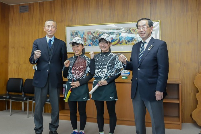 第21回全最後の大舞台で全力プレーを誓う|北上ジュニアソフトテニススポ少