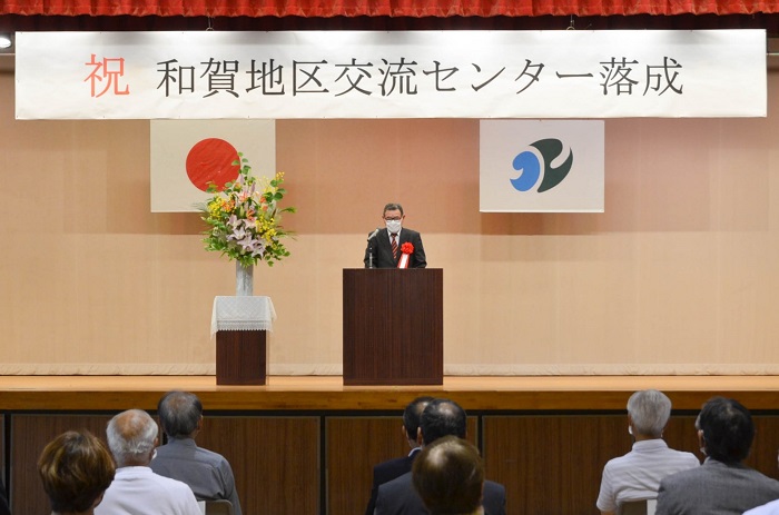 和賀地区自治協議会の小原茂幸会長