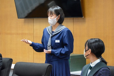 小山穂乃香さん(上野中3年)