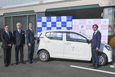 北上市広報専用車両お披露目式