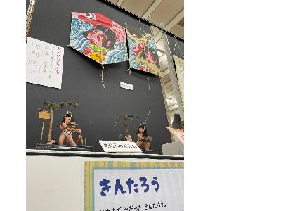 金太郎人形と金太郎の凧