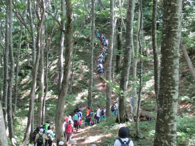 月山親子登山