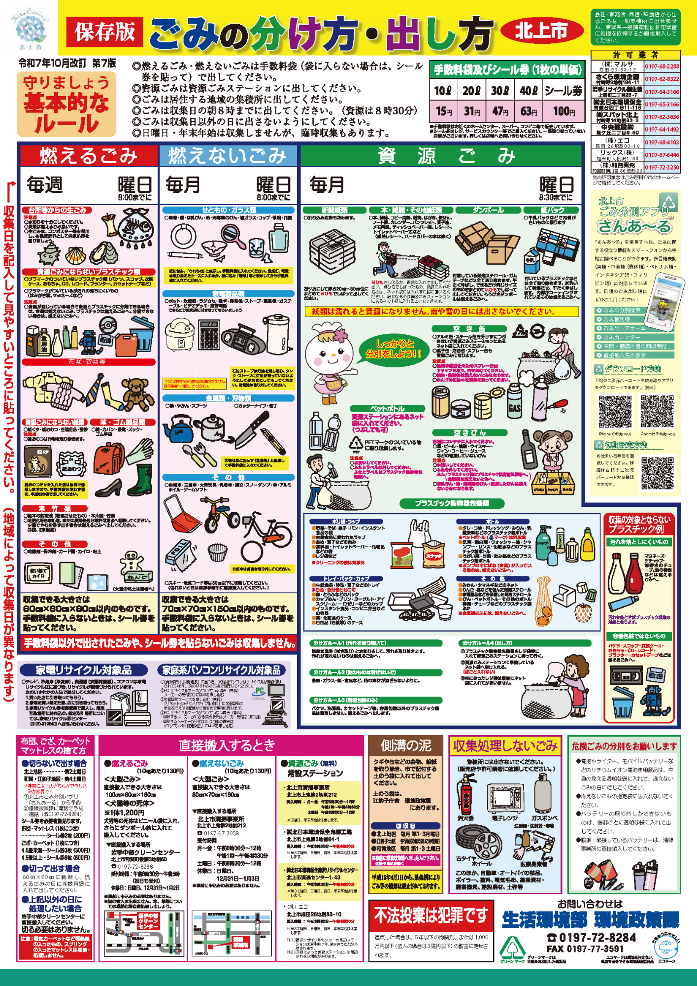 ごみの分け方出し方(令和7年更新)
