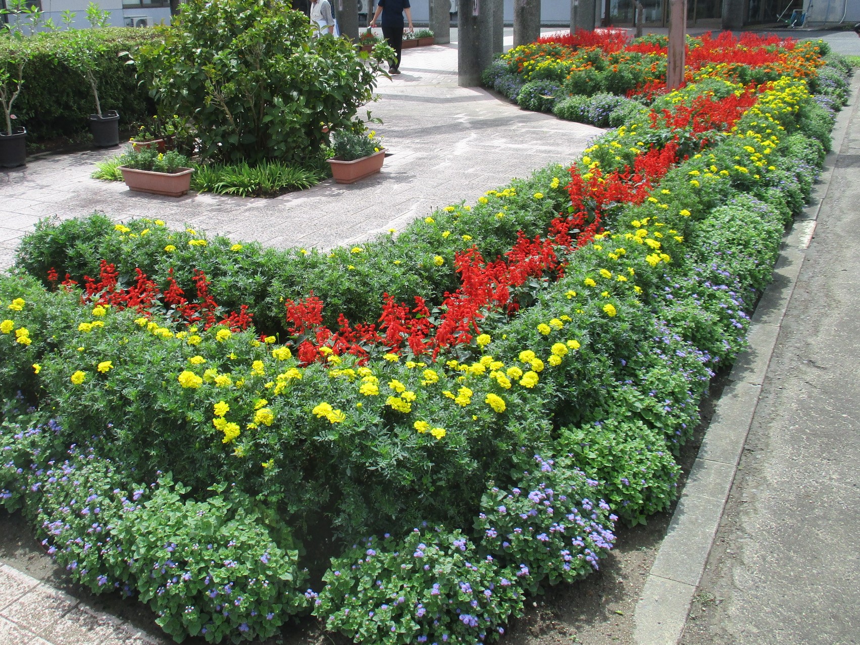 八天の里花壇