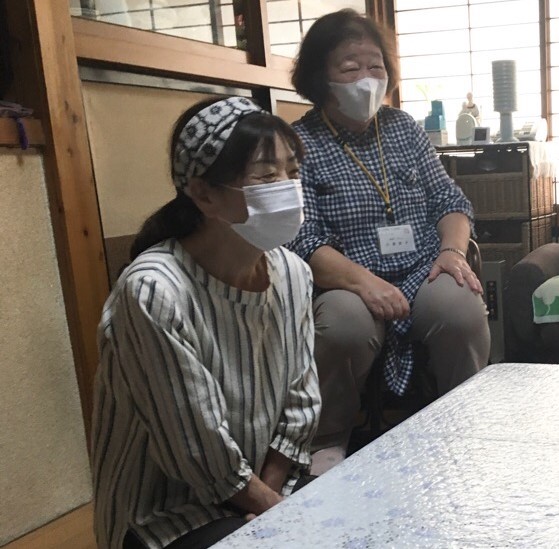 訪問の様子です。