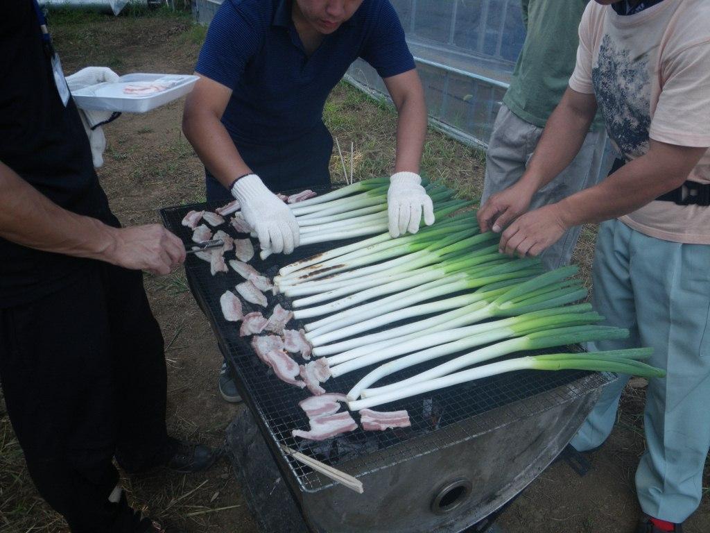 ねぎの一本焼きの写真