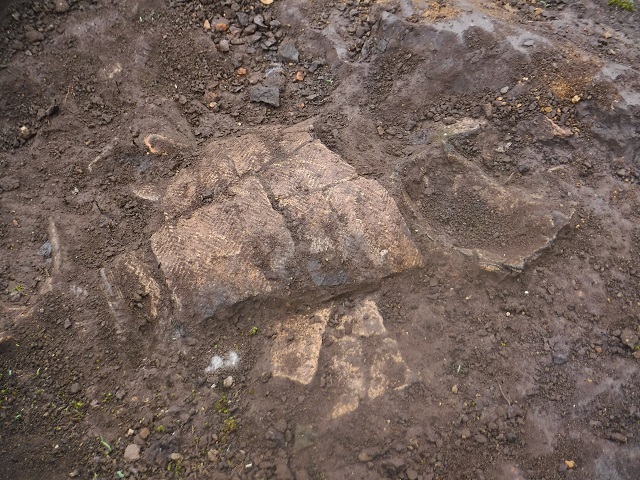 滝ノ沢遺跡　遺物出土状況2