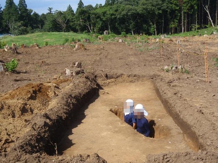 成田岩田堂館遺跡落とし穴