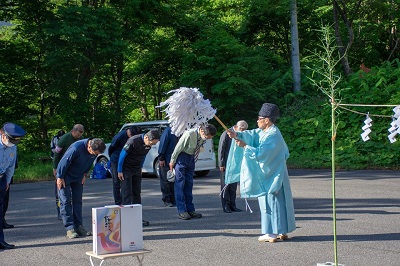 夏油三山安全祈願・夏油温泉発展祈願