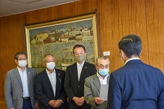 北上地区保護司会は9日、本庁舎を訪れました