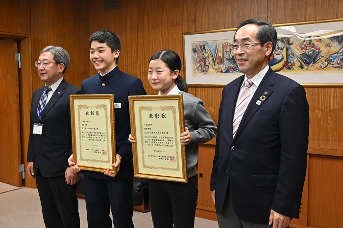 黒沢尻北小学校吹奏楽部と上野中学校吹奏楽部