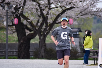 きたかみマンスリーランは市立公園展勝地で始まりました