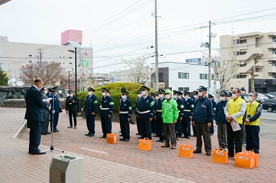 春の地域安全運動