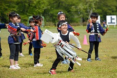 黒沢尻保育園幼年消防クラブの踊り