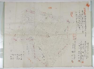 金銀銅試掘鉱区図